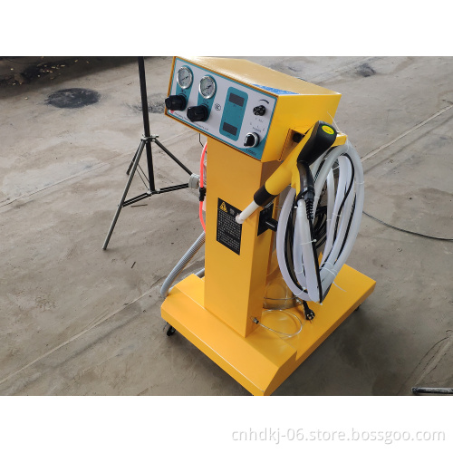Manual powder coating gun high voltage cascade